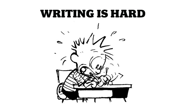 Writing is hard. Slipping from daily posts