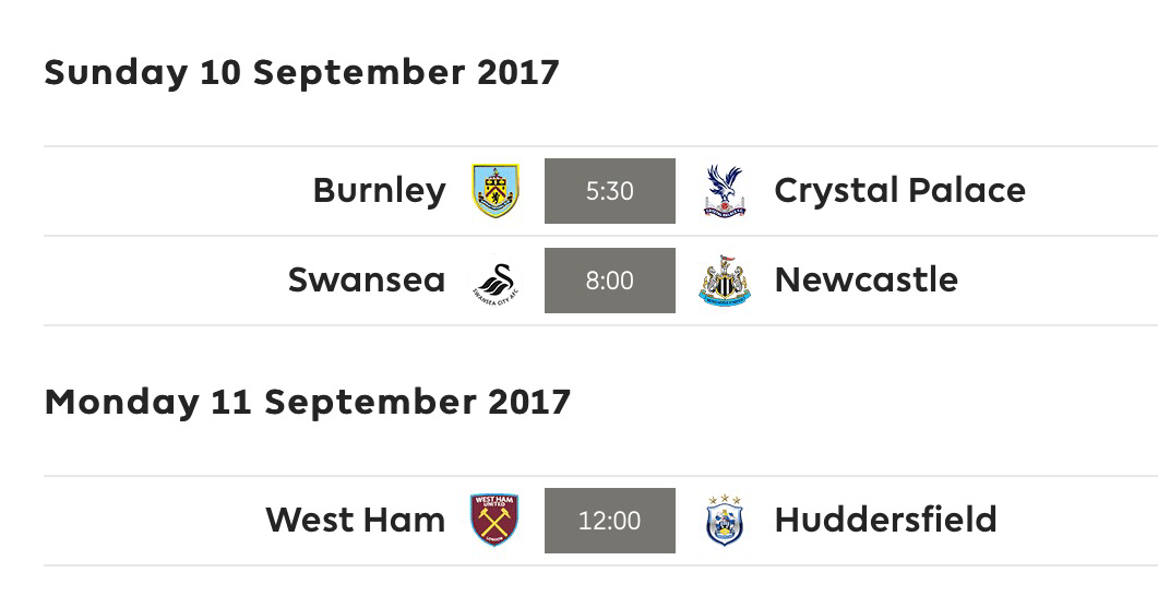 Premier League Round 4: Sunday. Crap predictions from a crap pundit